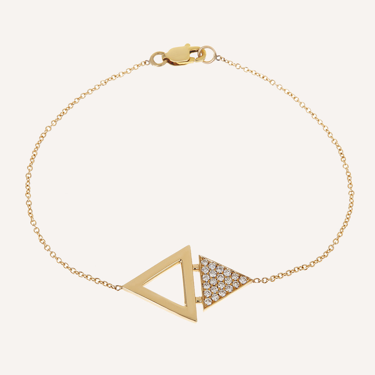 Swarovski Ortyx bracelet, Triangle cut, White, Rose gold-tone plated by  SWAROVSKI | Mall of America®